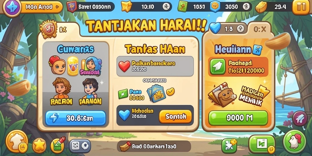 Tangkapan layar karakter dalam petualangan baru.