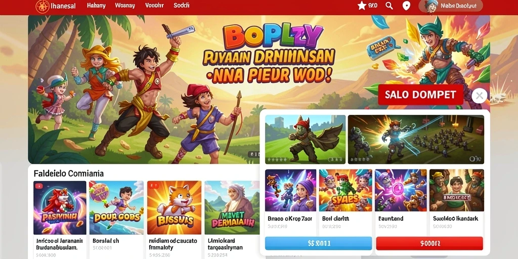 Screenshot menampilkan karakter utama dalam aksi seru.
