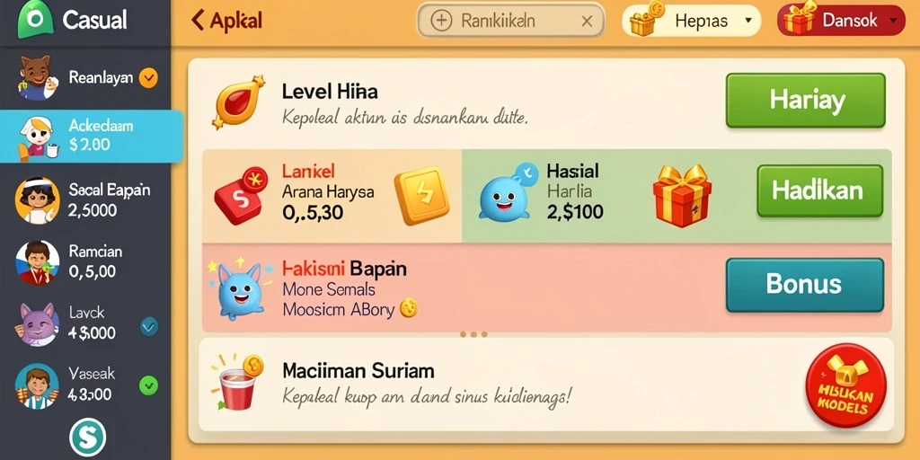 Tampilan balapan yang menegangkan dengan detail mengesankan.