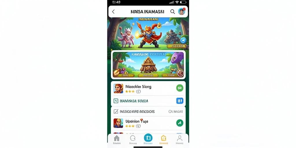 Tampilan awal aplikasi PISANG123 yang menarik dan intuitif.