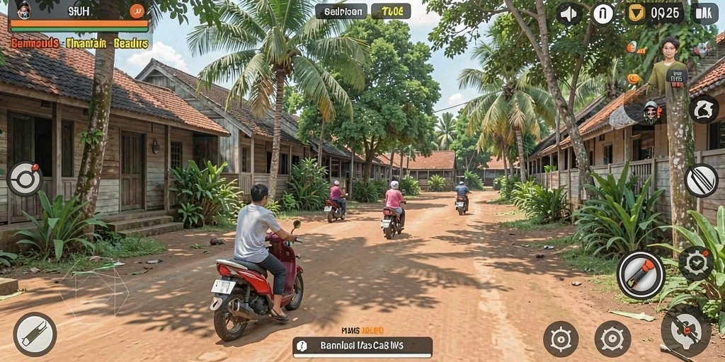 Screenshot aplikasi POROS77 menunjukkan tampilan antarmuka yang menarik.
