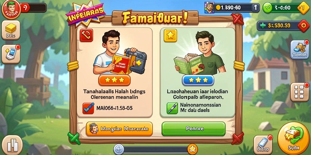 Tampilan antarmuka yang menarik dan user-friendly.
