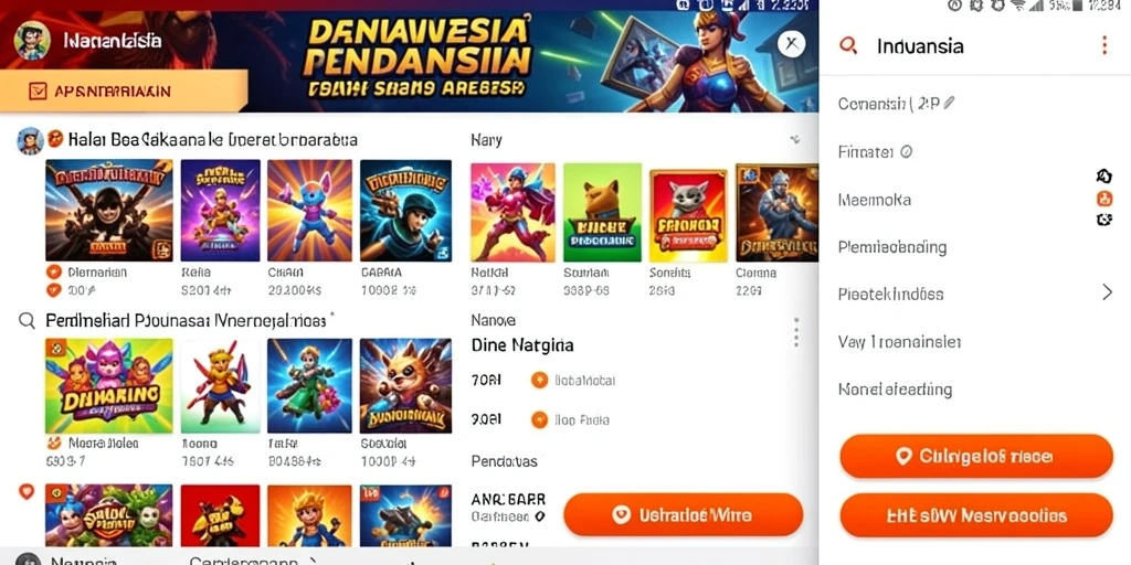 Tampilan awal yang menarik dan mudah dinavigasi.