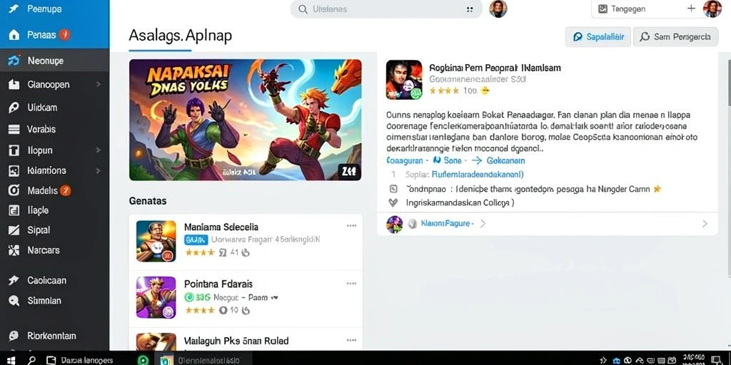Tampilan utama aplikasi SUNGAITOTO dengan pilihan permainan.